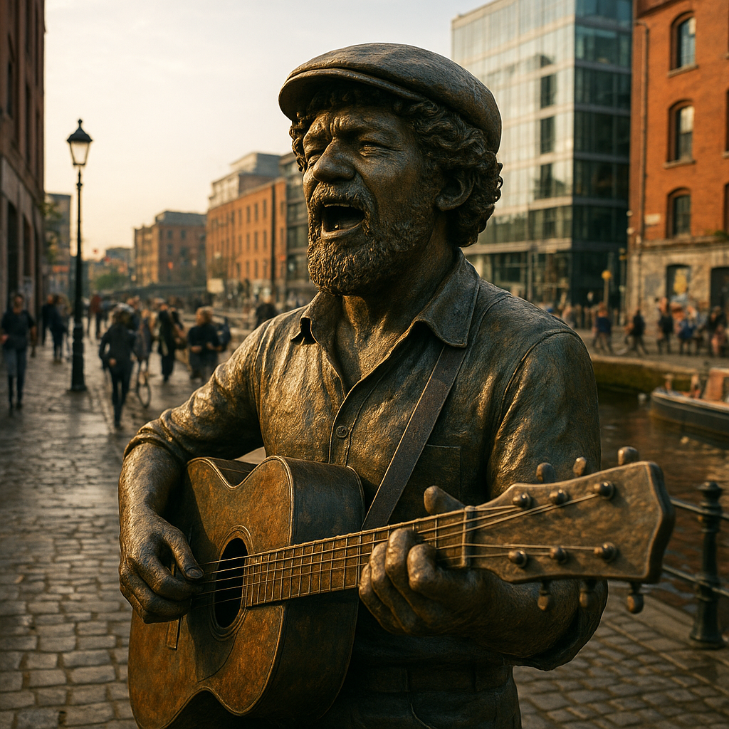 Luke Kelly Statue Dublin