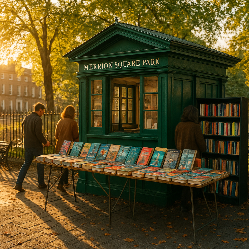 Merrion Square Park Kiosk and Book Stall Dublin