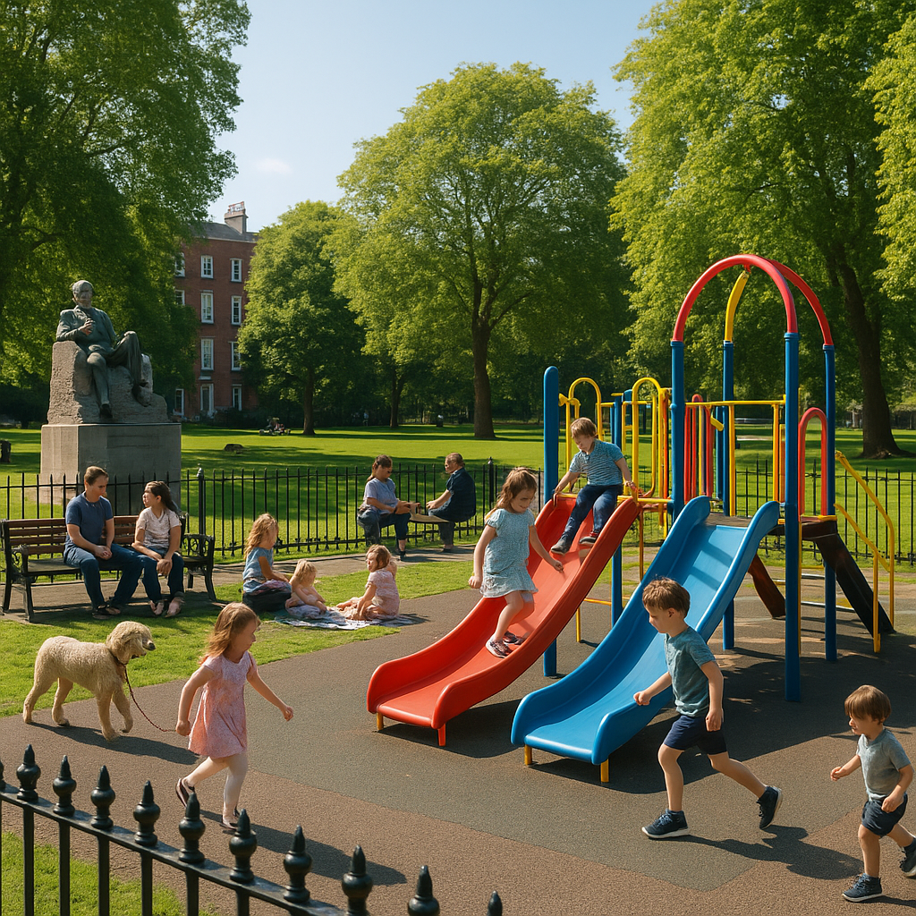 Merrion Square Playground Dublin
