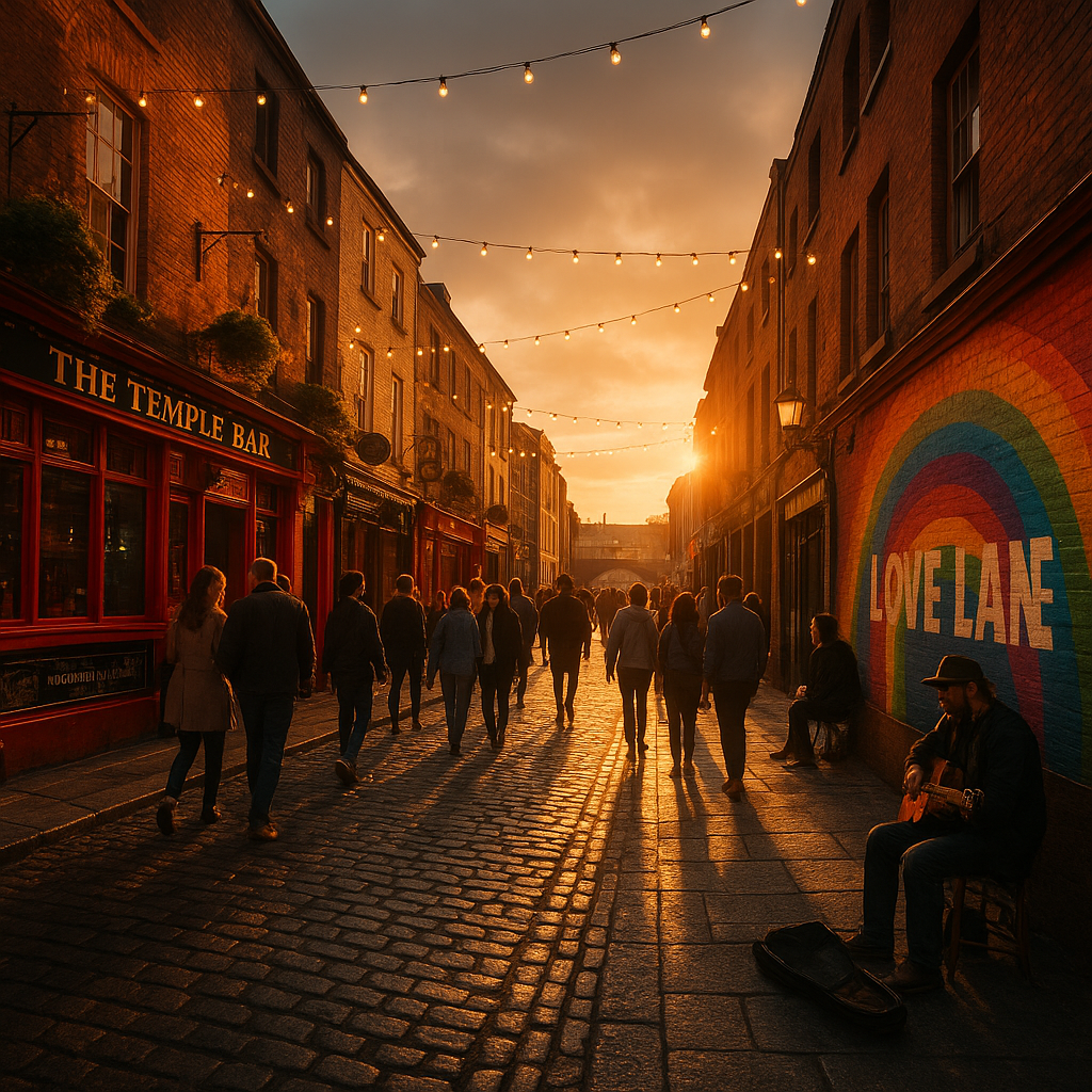 Temple Bar neighbourhood Dublin